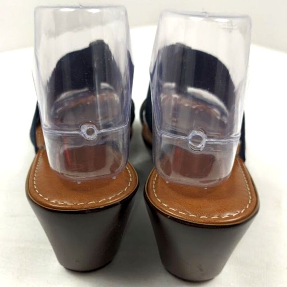 Women's ITALIAN SHOEMAKERS Wedge-Heel Sandals US Size 9 Made in Italy - Picture 4 of 6
